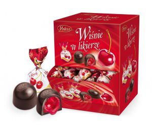 Шоколадные конфеты "Вишня в ликере ― Компания "Сласти от Насти"