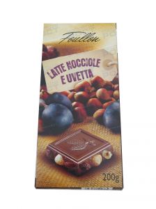 Шоколад Foullon Молочный с орехом и изюмом ― Компания "Сласти от Насти"