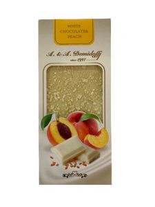 Шоколад Demidoff белый peach ― Компания "Сласти от Насти"